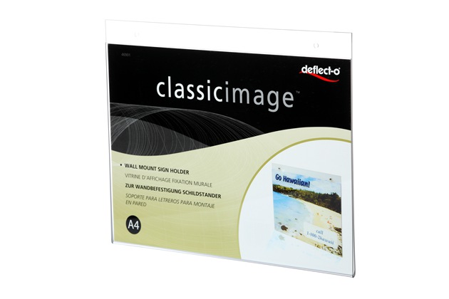 有機玻璃,掛墻展示夾