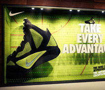 耐克北京奧運會促銷展示圖