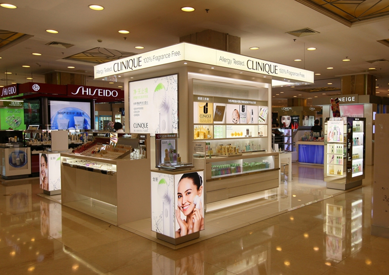 化妝品專賣店亞克力制作