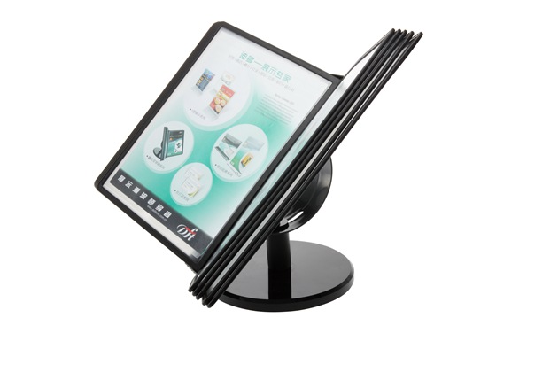 A4有機玻璃菜譜架10活頁790204