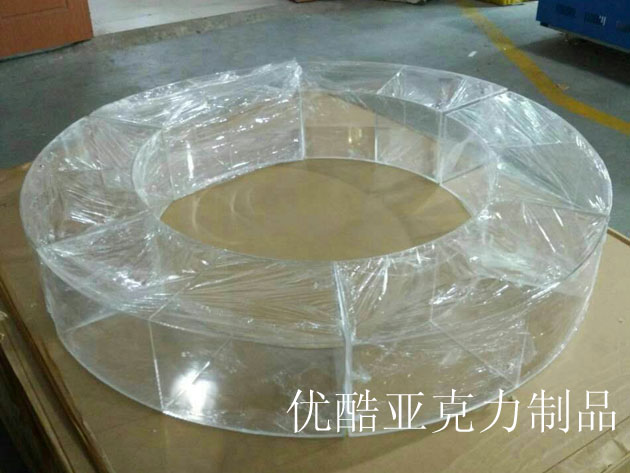亞克力展柜圓形及方形制作及發貨